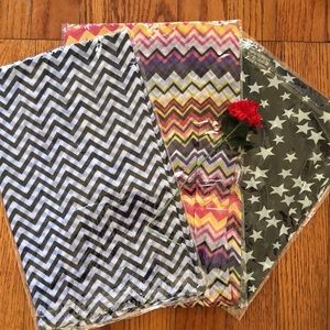 3PC Fashion Chiffon endless Scarf 3PC